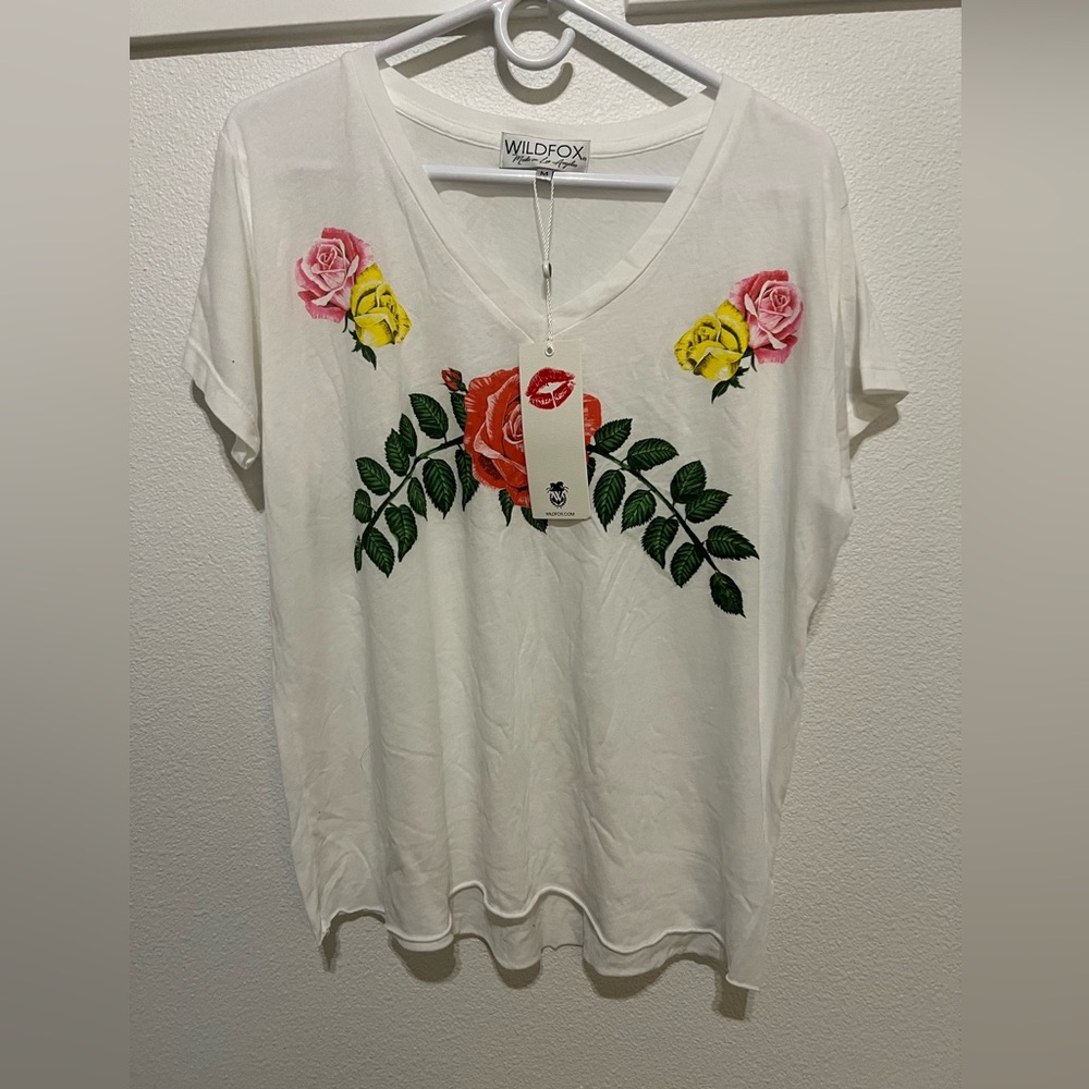 NWT Wildfox Romeo Tee Medium
